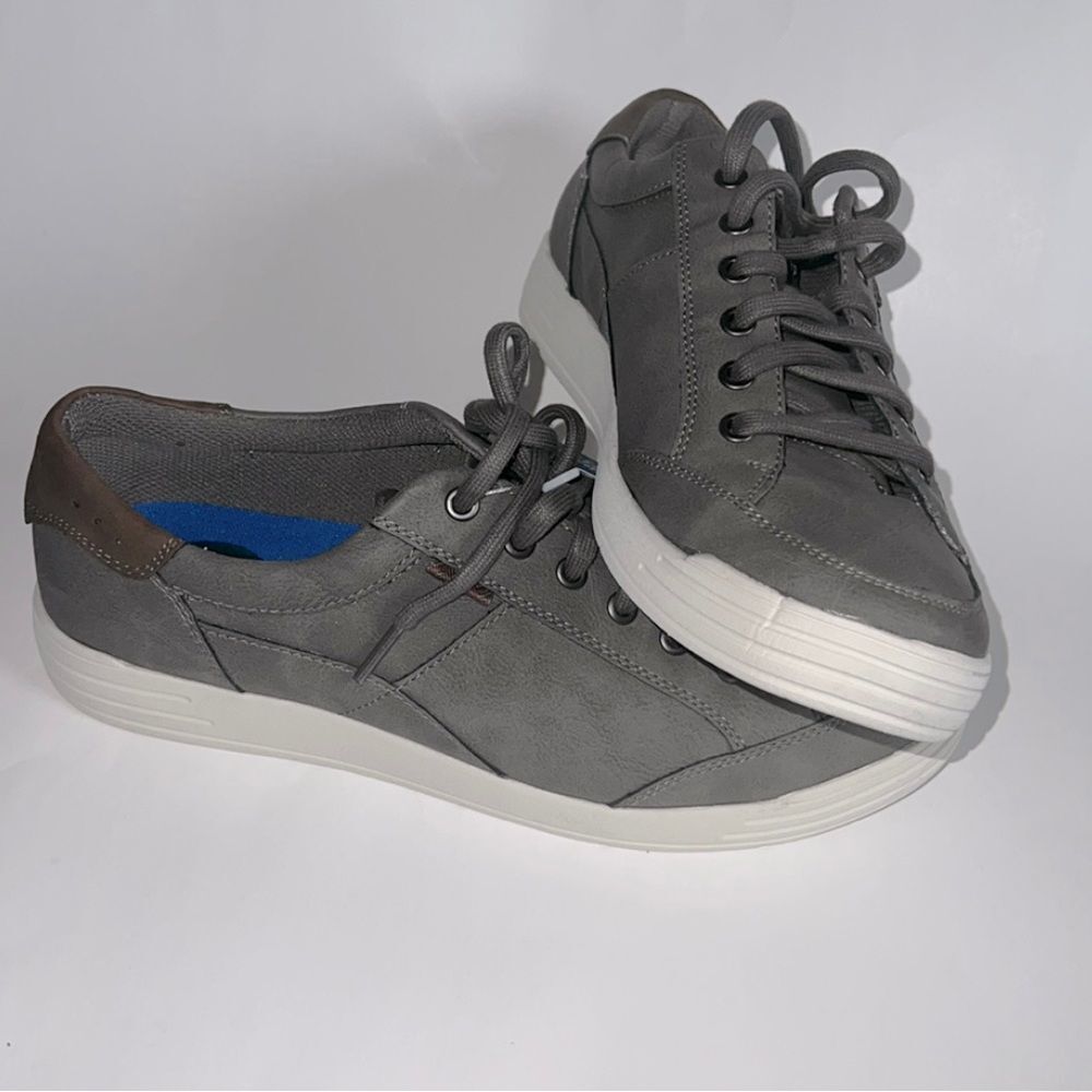 Nunn Bush Kore City Walk Lace to Toe Oxford 10 Men's Charcoal